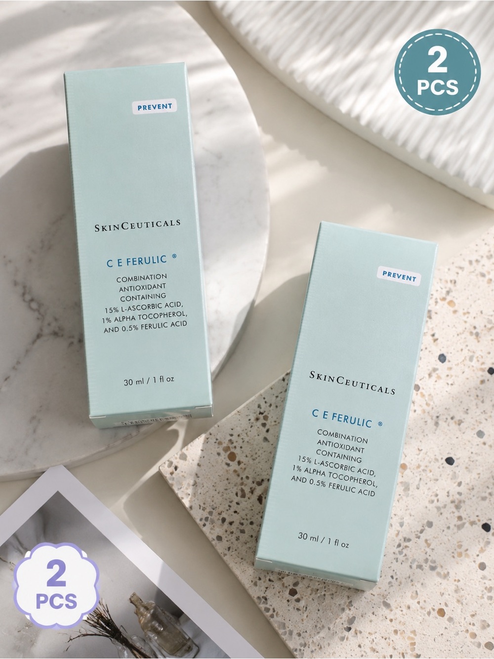 SkinCeuticals C E Ferulic Antioxidant Serum - 2Pcs